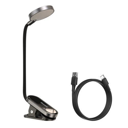 Baseus Mini lamp LED lamp With Clip Gray (DGRAD-0G) - Saif Al Najmi Kw